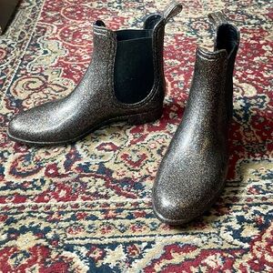 Report Glittery Chelsea Rain Boots